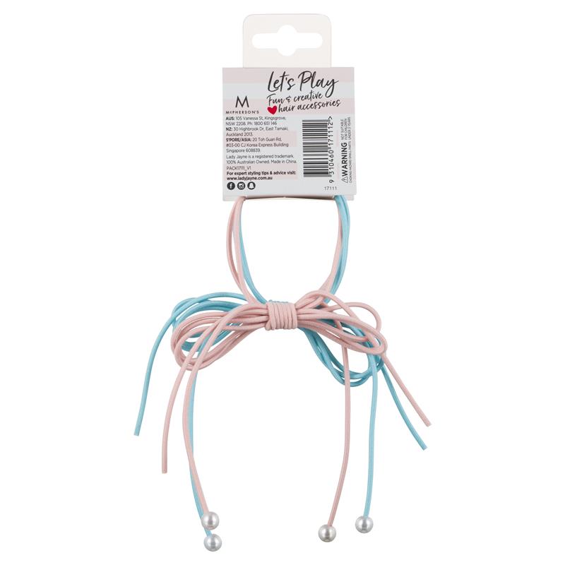 Load image into Gallery viewer, Lady Jayne Little Miss Bow Elastic 2 Pack
