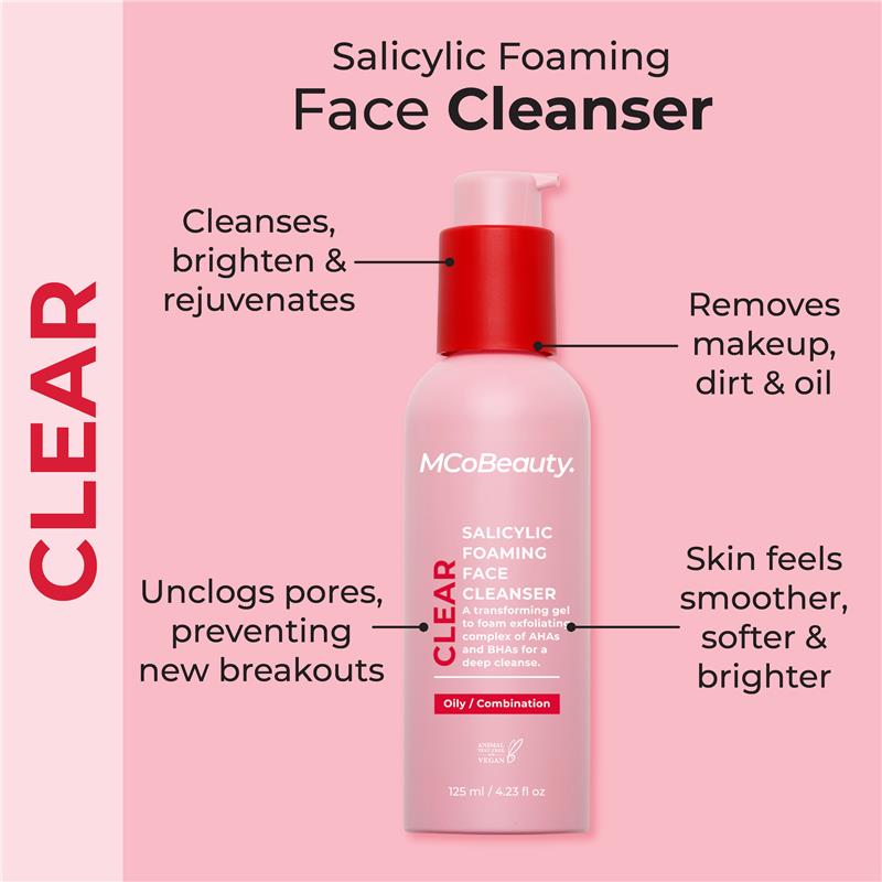 Load image into Gallery viewer, MCoBeauty Salicylic Foaming Face Cleanser
