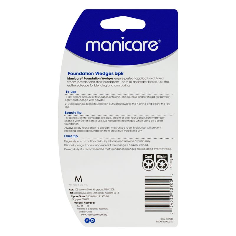 Load image into Gallery viewer, Manicare Foundation Wedges 5 Pack
