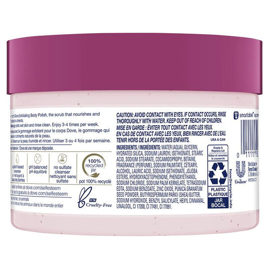 Dove Exfoliating Body Polish Pomegranate and Shea Butter 298g
