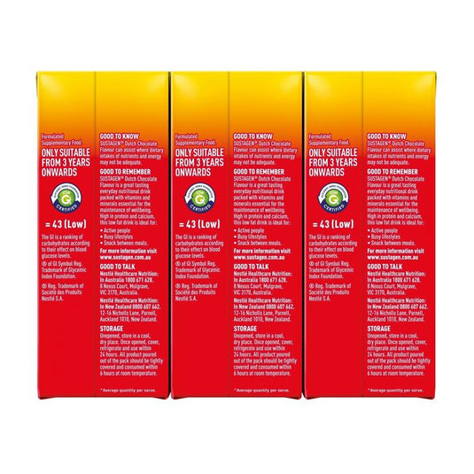 Sustagen Ready to Drink Multipack Dutch Chocolate 3 x 250ml