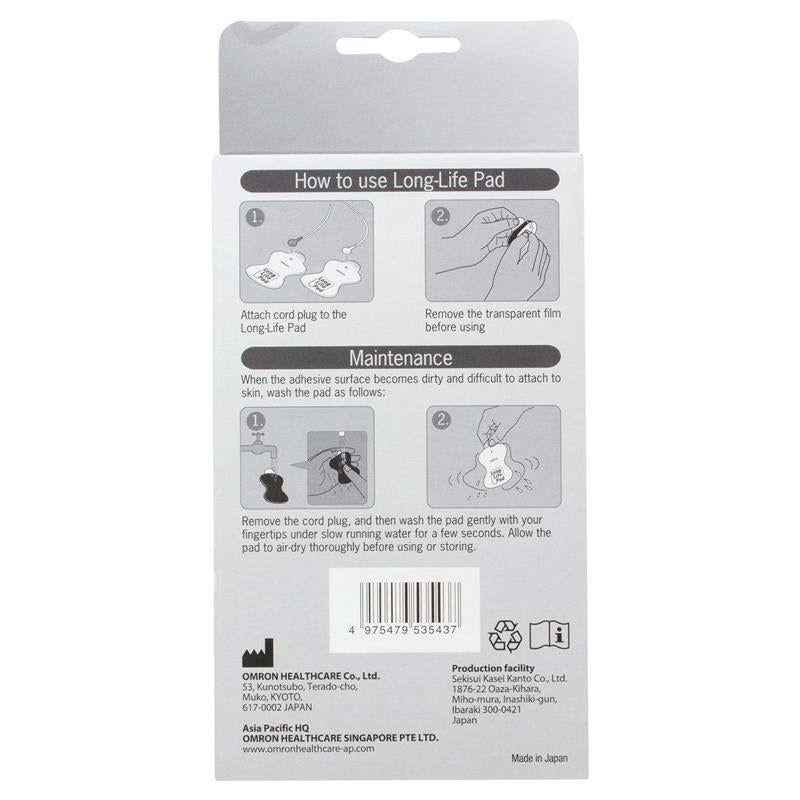 Load image into Gallery viewer, Omron Tens Replacement Electrode Long Life Pads 1 pair (2pcs)

