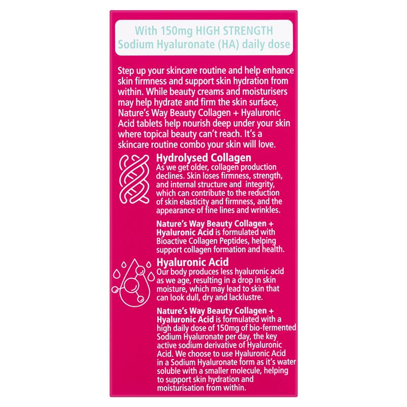 Load image into Gallery viewer, Nature's Way Beauty Collagen + Hyaluronic Acid 60 Capsules
