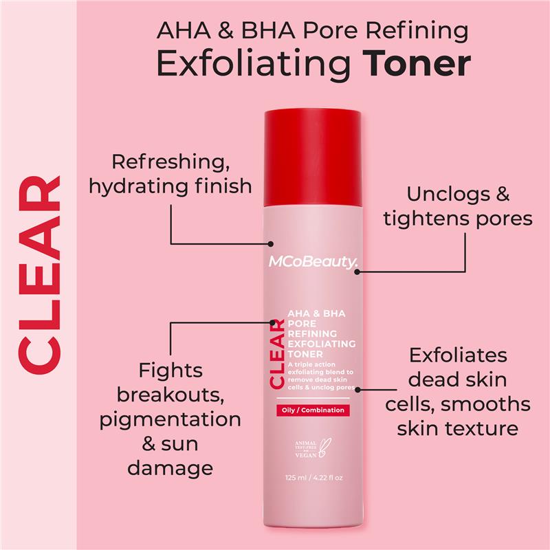 Load image into Gallery viewer, MCoBeauty AHA/BHA Pore Refining Toner
