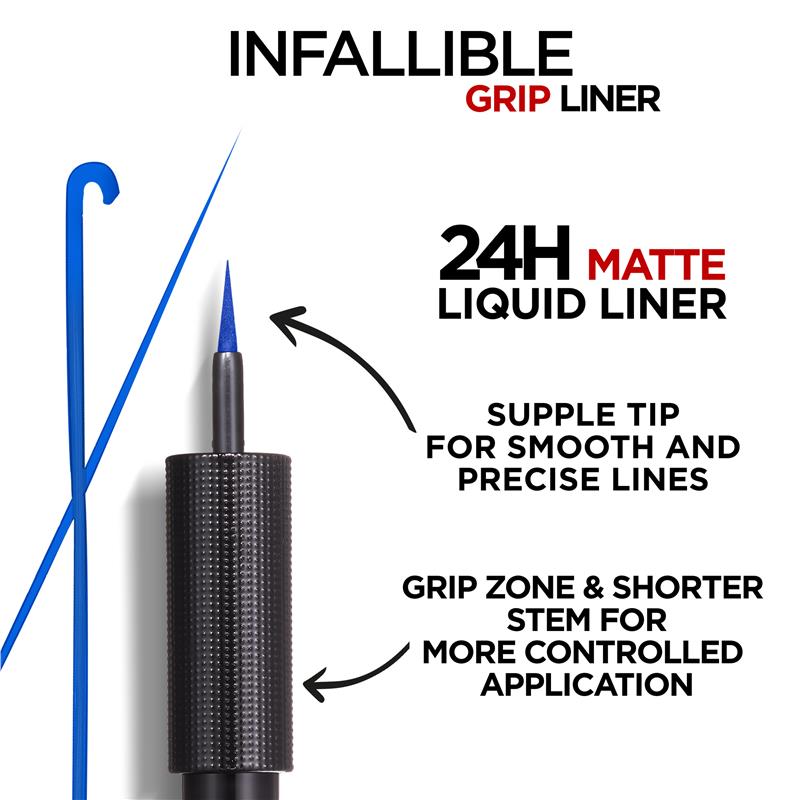 Load image into Gallery viewer, L'Oreal Paris Infallible Grip 24H Matte Liquid Liner 02 Blue

