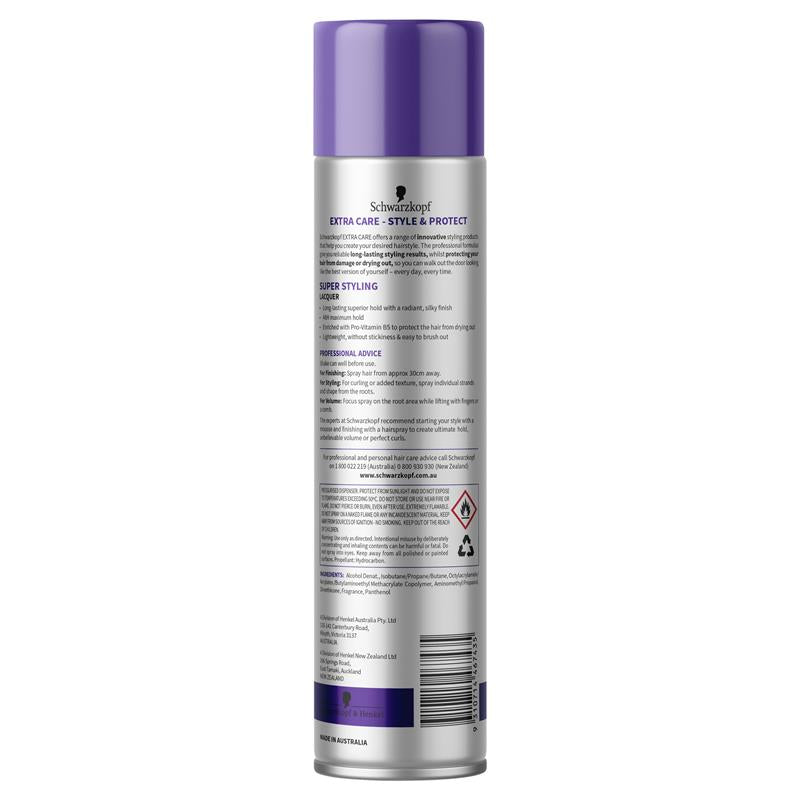 Load image into Gallery viewer, Schwarzkopf Extra Care Super Styling Lacquer Extreme Hold 250g
