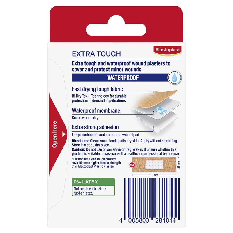 Load image into Gallery viewer, Elastoplast Extra Tough Waterproof 16 Pack
