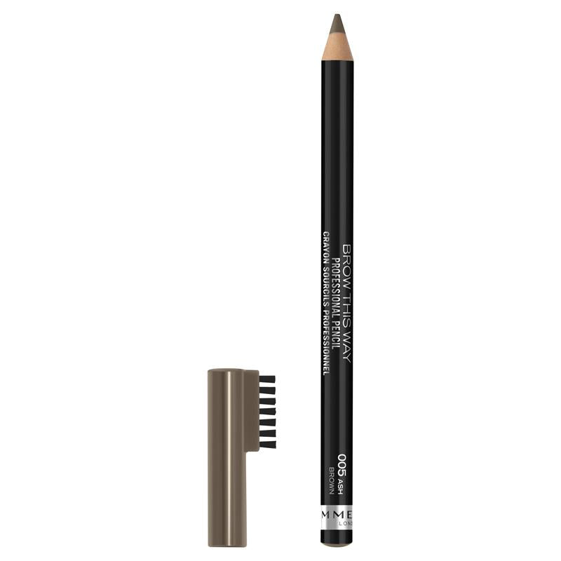 Load image into Gallery viewer, Rimmel Brow This Way Professional Pencil 005 Ash Brown
