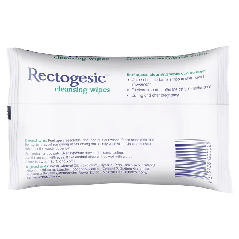 Load image into Gallery viewer, Rectogesic Cleansing Wipes 25
