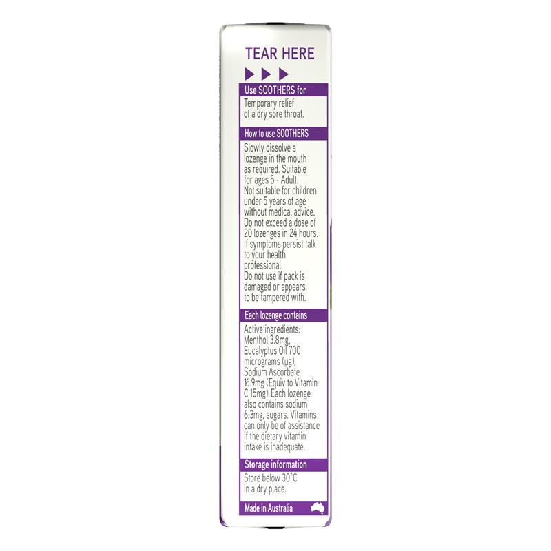 Load image into Gallery viewer, Soothers Blackcurrant Lozenges 10
