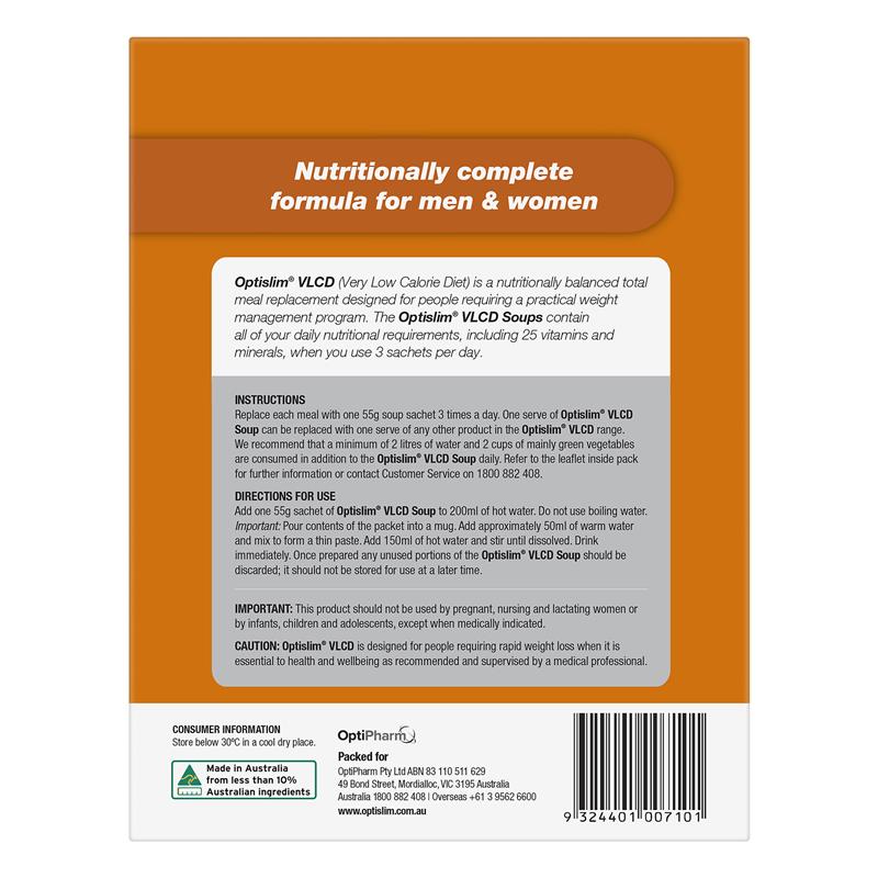 Load image into Gallery viewer, OptiSlim VLCD Soup Pumpkin 7 x 55g
