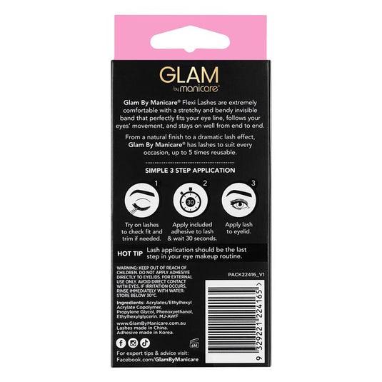 Glam By Manicare Ariel Flexi Lashes Intense