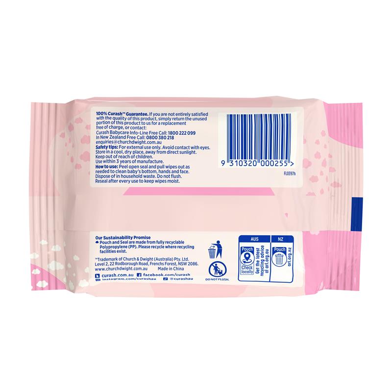 Load image into Gallery viewer, Curash Baby Sensitive Travel Wipes 20 Pack
