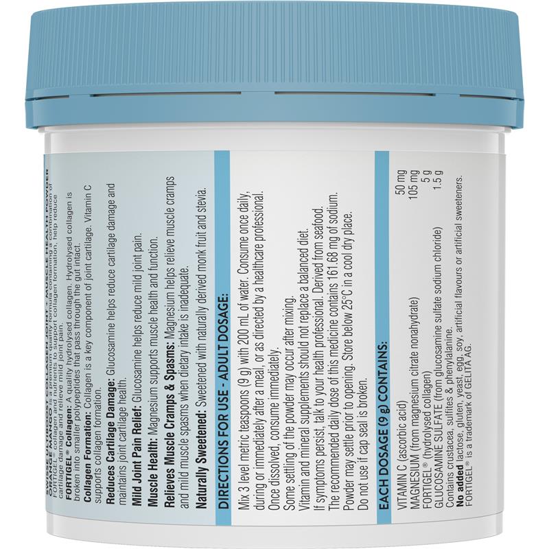 Load image into Gallery viewer, Swisse Collagen Joint + Muscle Health Powder 162g
