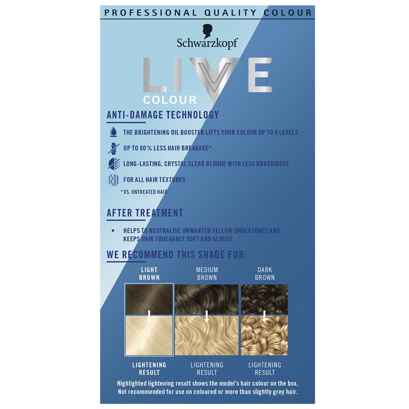Load image into Gallery viewer, Schwarzkopf Live Colour Permanent Intense Bleach Max Blonde 00B
