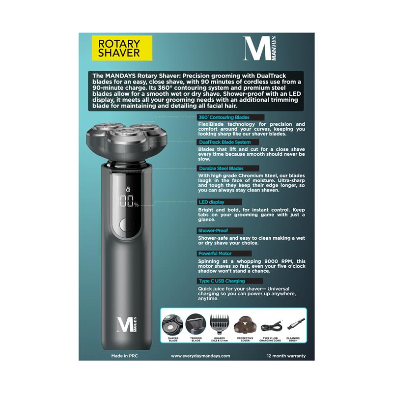 Load image into Gallery viewer, Mandays Rotary Shaver
