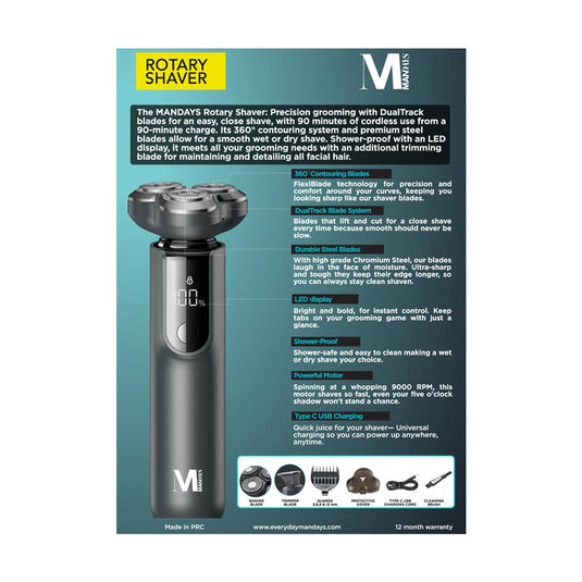 Mandays Rotary Shaver