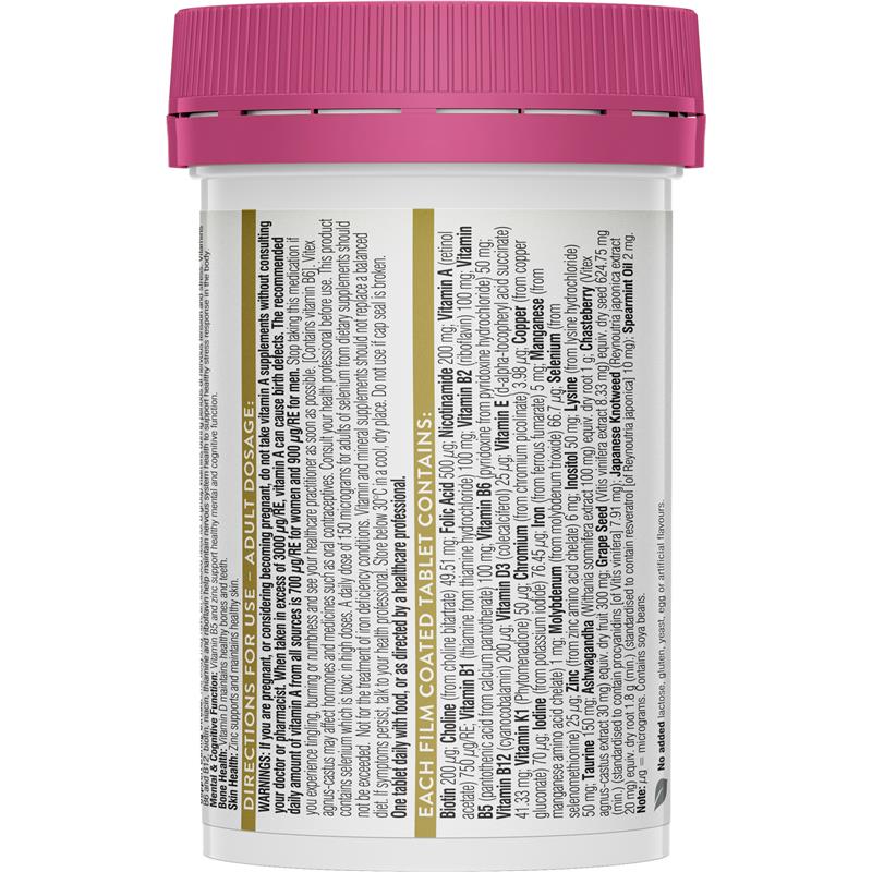 Load image into Gallery viewer, Swisse Women's Ultivite High Potency Multivitamin 40 Tablets
