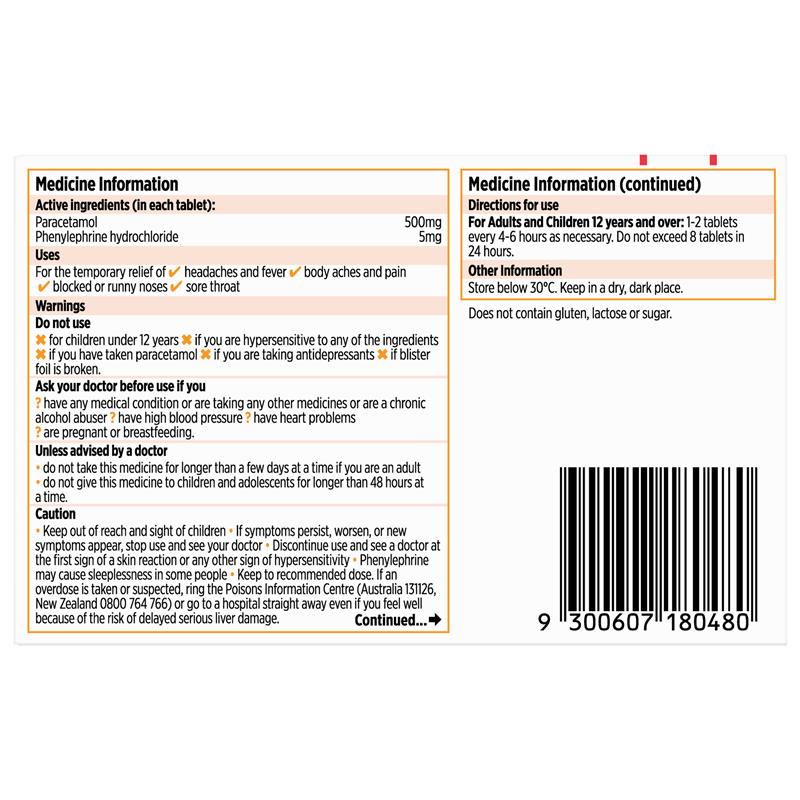 Load image into Gallery viewer, Codral PE Cold and Flu 24 Tablets
