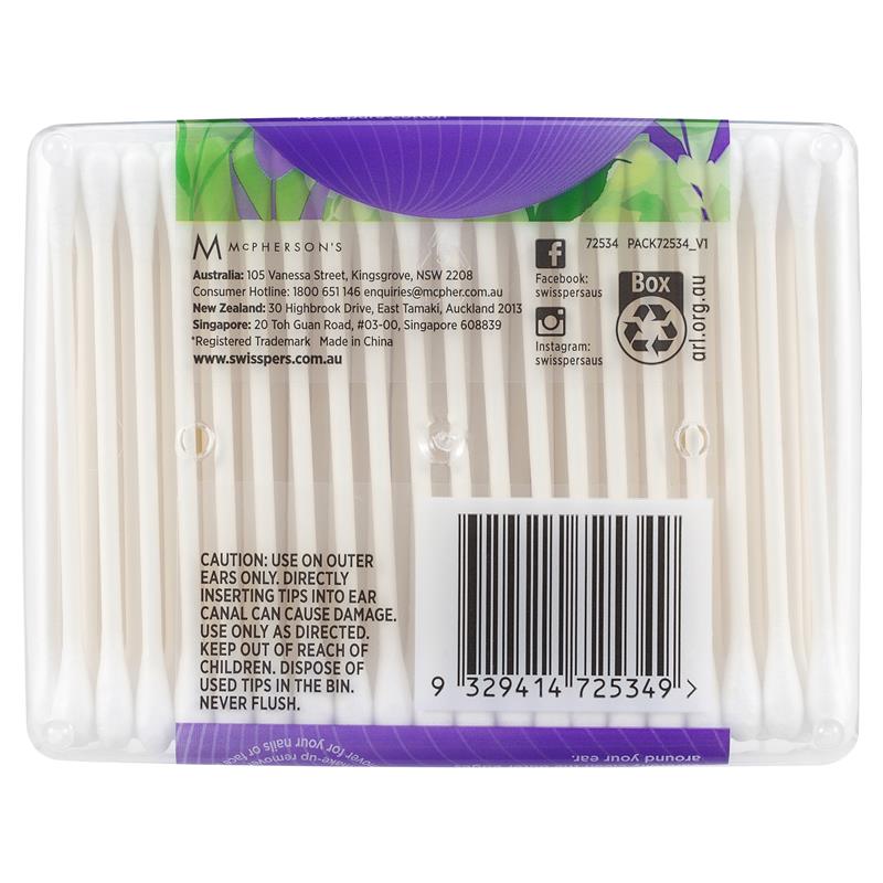 Load image into Gallery viewer, Swisspers Paper Stems Cotton Tips 240 Pack
