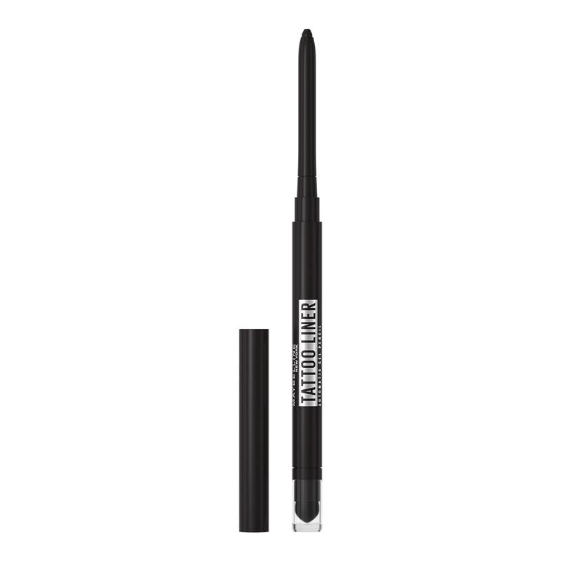 Load image into Gallery viewer, Maybelline Tattoo Liner Automatic Gel Pencil Smokey Black/Deep Onyx
