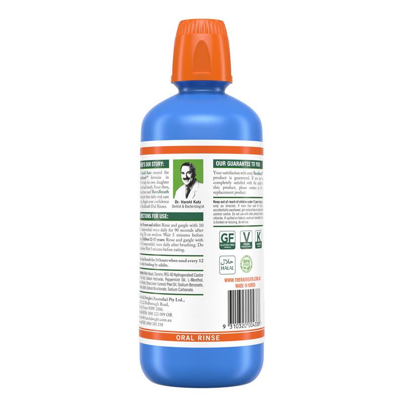 Load image into Gallery viewer, Therabreath Icy Mint Oral Rinse 1 Litre
