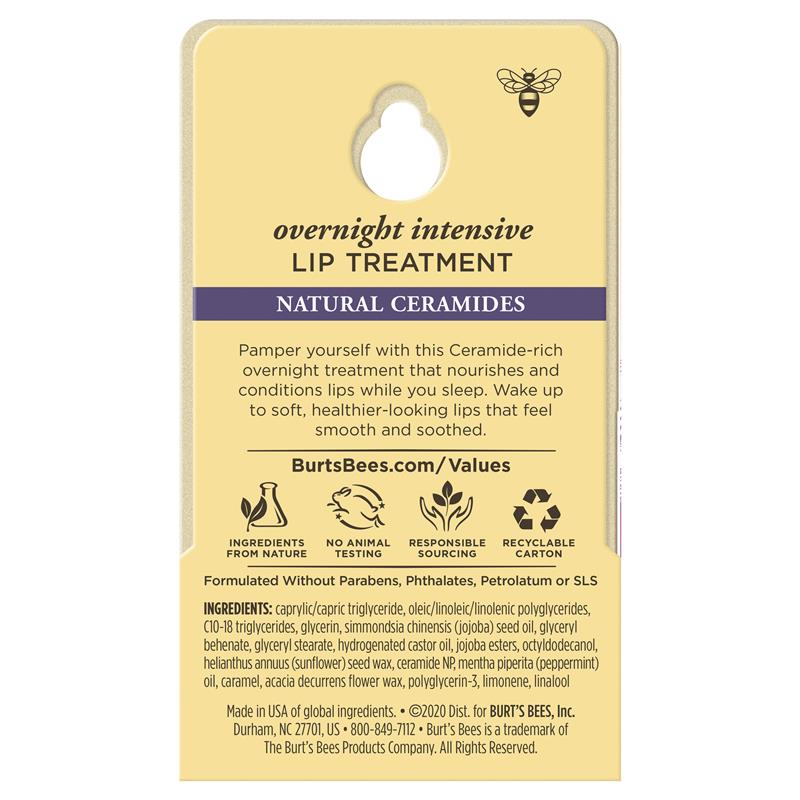 Load image into Gallery viewer, Burts Bees Overnight Intensive Lip Treatment Blister 7.08g
