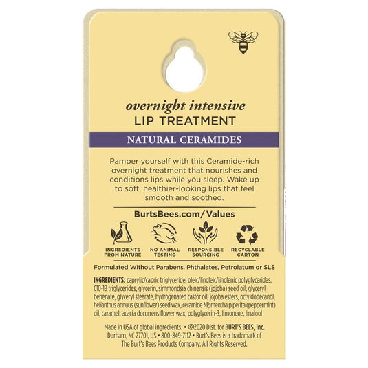 Burts Bees Overnight Intensive Lip Treatment Blister 7.08g