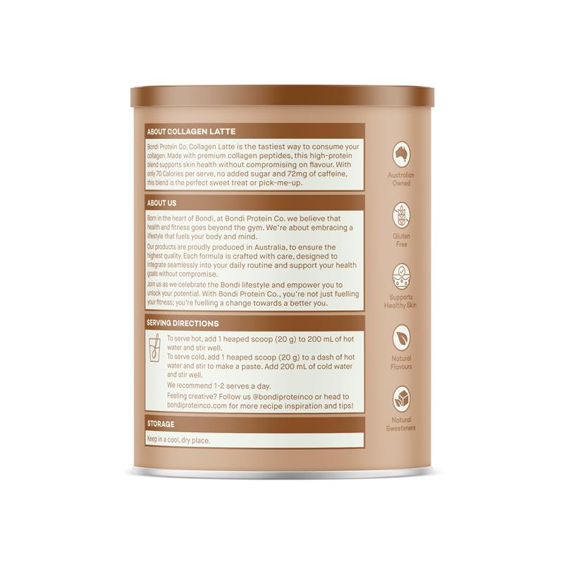 Load image into Gallery viewer, Bondi Protein Co. Collagen Latte 240g
