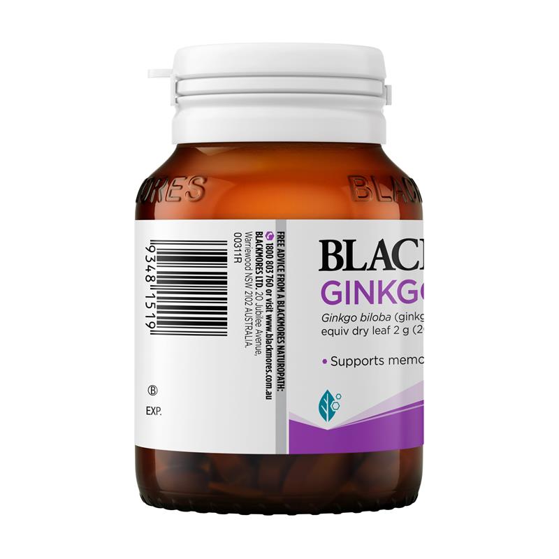 Load image into Gallery viewer, Blackmores Ginkgo Forte 80 Tablets
