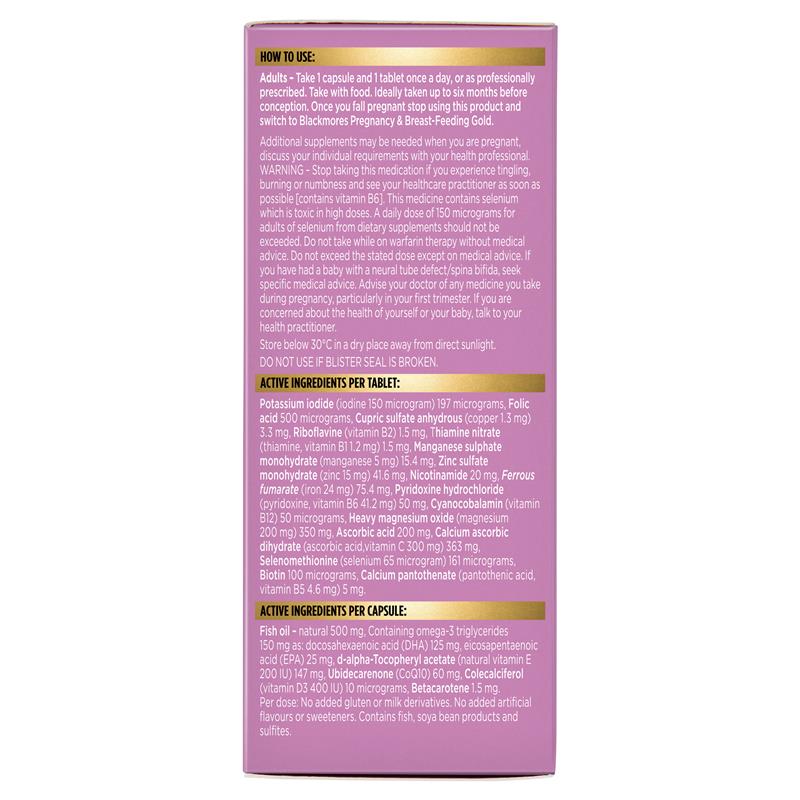 Load image into Gallery viewer, Blackmores Conceive Well Gold 28 Tablets &amp; 28 Capsules
