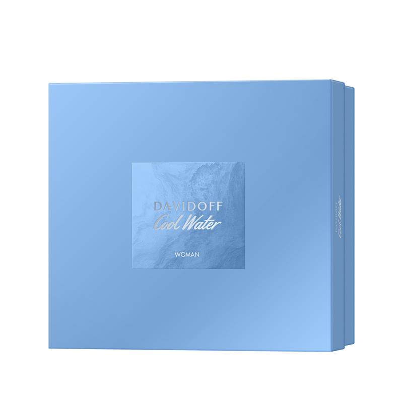Load image into Gallery viewer, Davidoff Cool Water for Women 3 Piece Set - 100ml Eau de Toilette/ Shower Gel and Body Lotion
