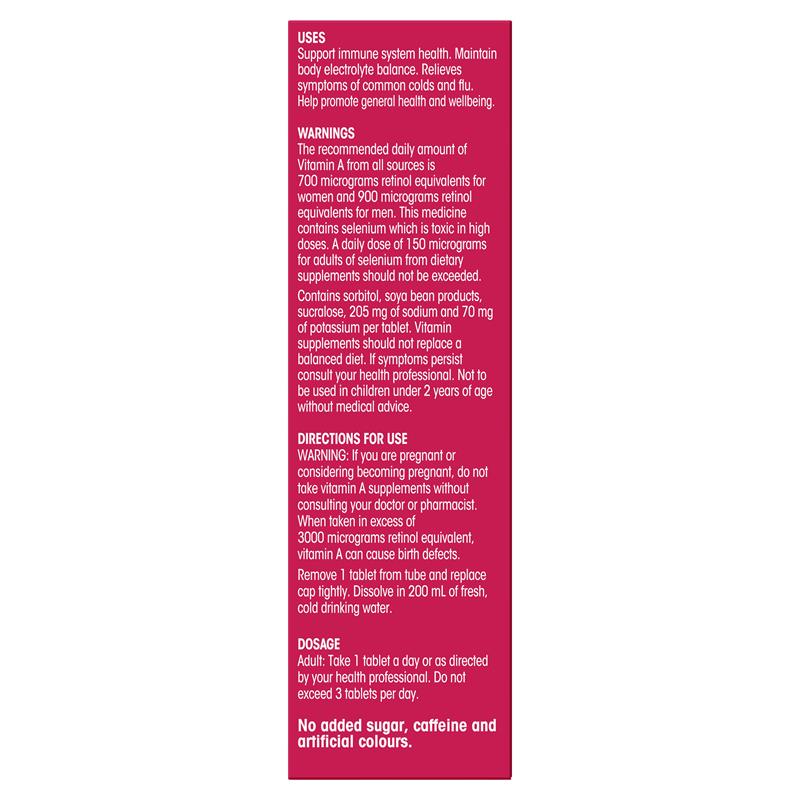 Load image into Gallery viewer, Frequent Flyer Immunity Boost Raspberry 15 Effervescent Tablets
