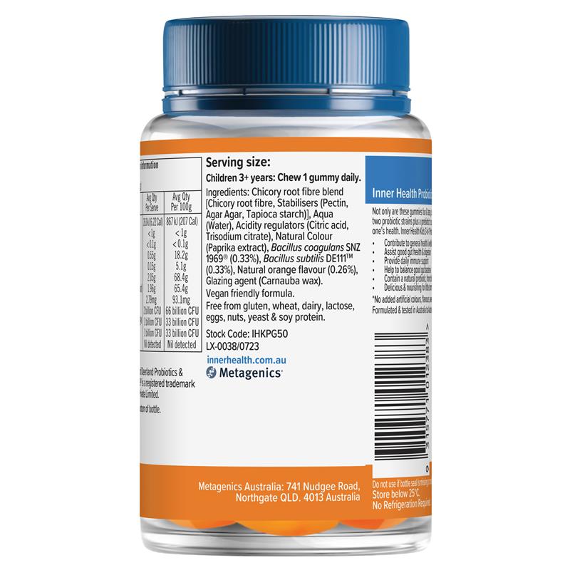 Load image into Gallery viewer, Inner Health Kids 3 in 1 Probiotic Gummies 50 Pack
