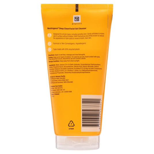 Neutrogena Deep Clean Facial Cleanser 150g
