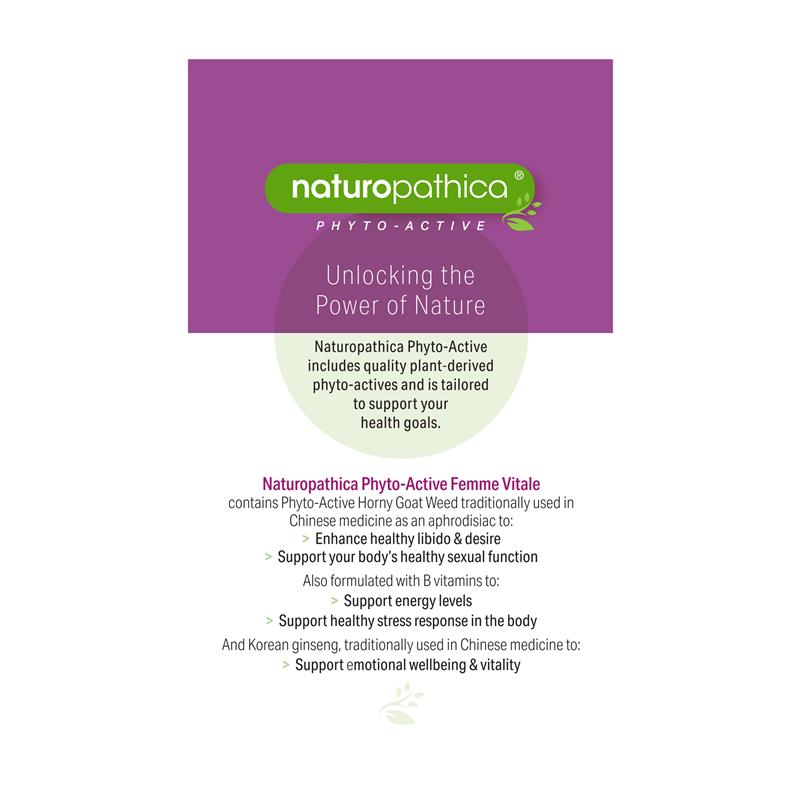 Load image into Gallery viewer, Naturopathica Horny Goat Weed For Her 50 Tablets

