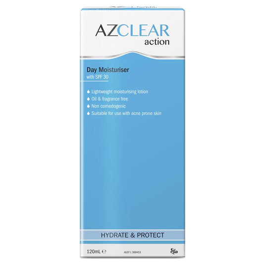 Ego Azclear Action Day Moisturiser SPF 30 120ml