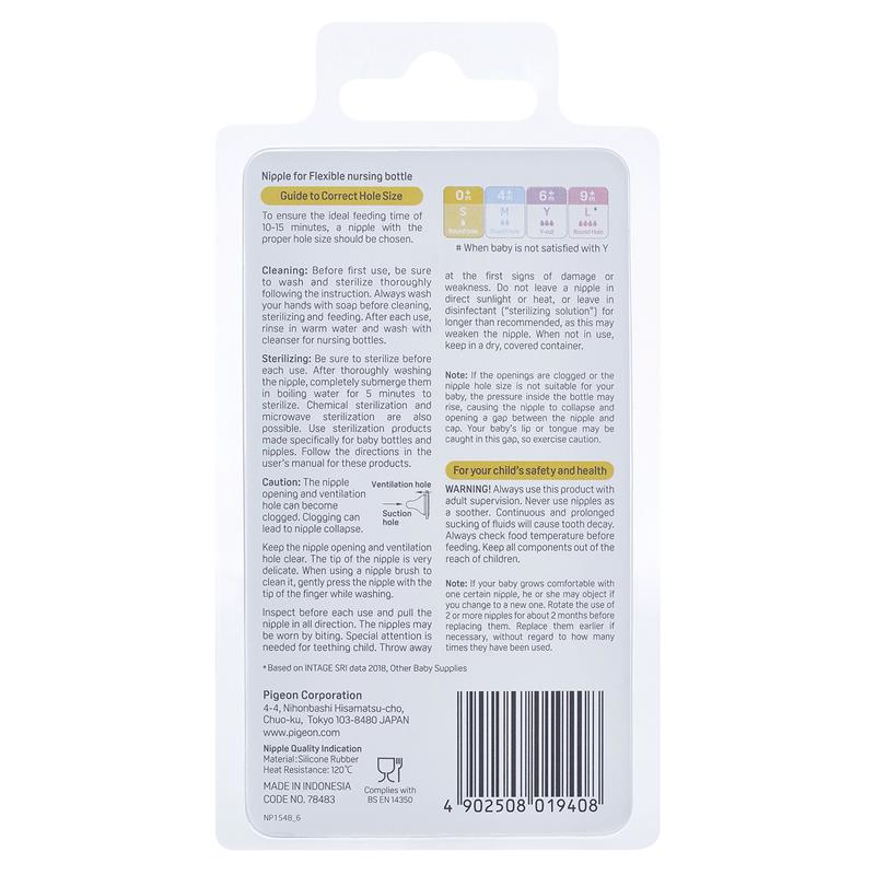 Load image into Gallery viewer, Pigeon Flexible Peristaltic Nipple S 2 Pack
