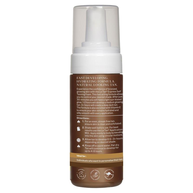 Load image into Gallery viewer, Le Tan Classic Express Self Tanning Foam - 110ml
