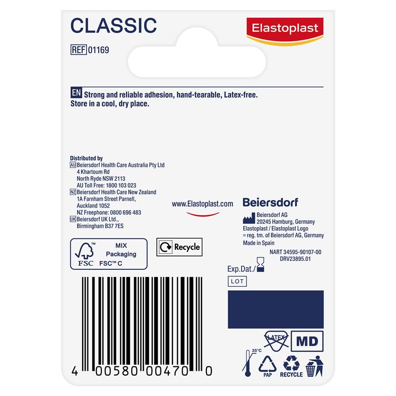 Load image into Gallery viewer, Elastoplast Classic Tape 2.5cm x 5m
