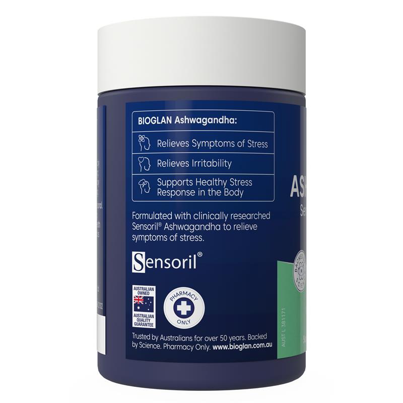 Load image into Gallery viewer, Bioglan Ashwagandha 60 Vegan Capsules
