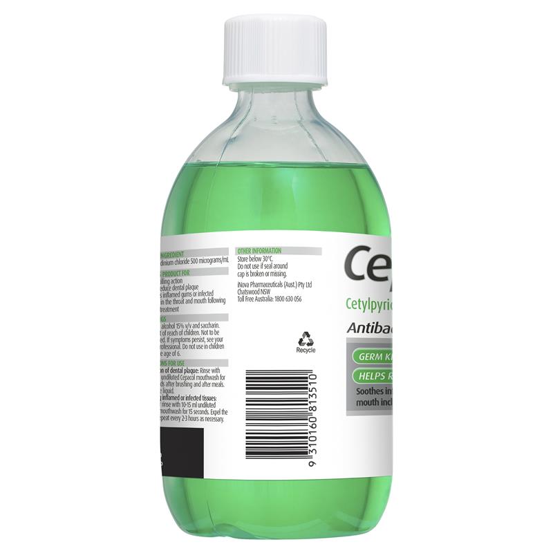 Load image into Gallery viewer, Cepacol Mouthwash Mint 500mL
