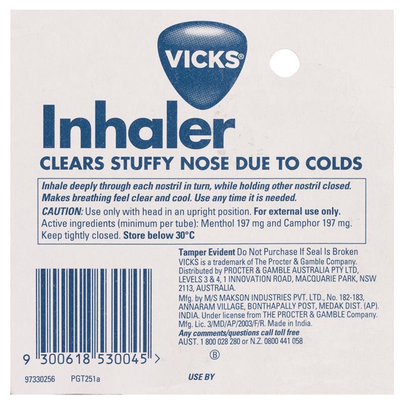 Load image into Gallery viewer, Vicks Nasal Spray Decongestant Inhaler 0.5mL
