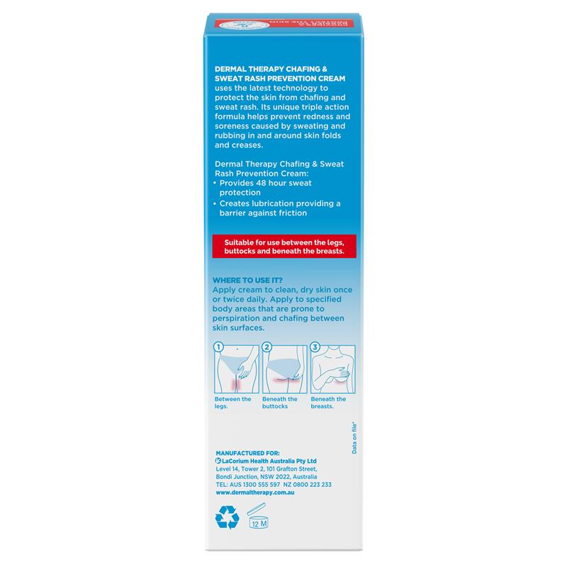 Load image into Gallery viewer, Dermal Therapy Chafing &amp; Sweat Rash Cream 75g
