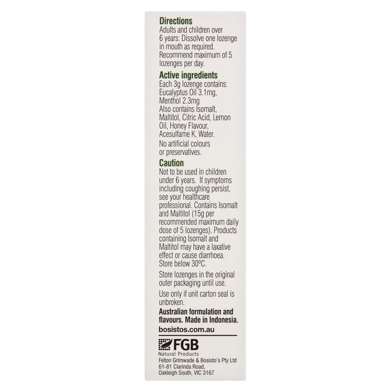 Load image into Gallery viewer, Bosisto's Eucalyptus Throat Lozenges 50g
