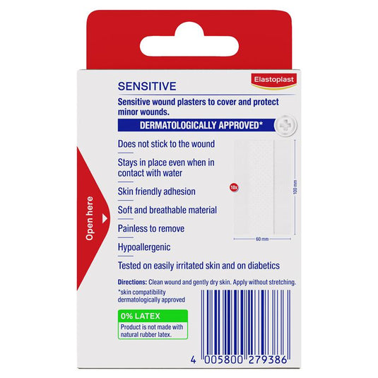 Elastoplast Sensitive Dressing Lengths 6cm x 10cm 10 Pack