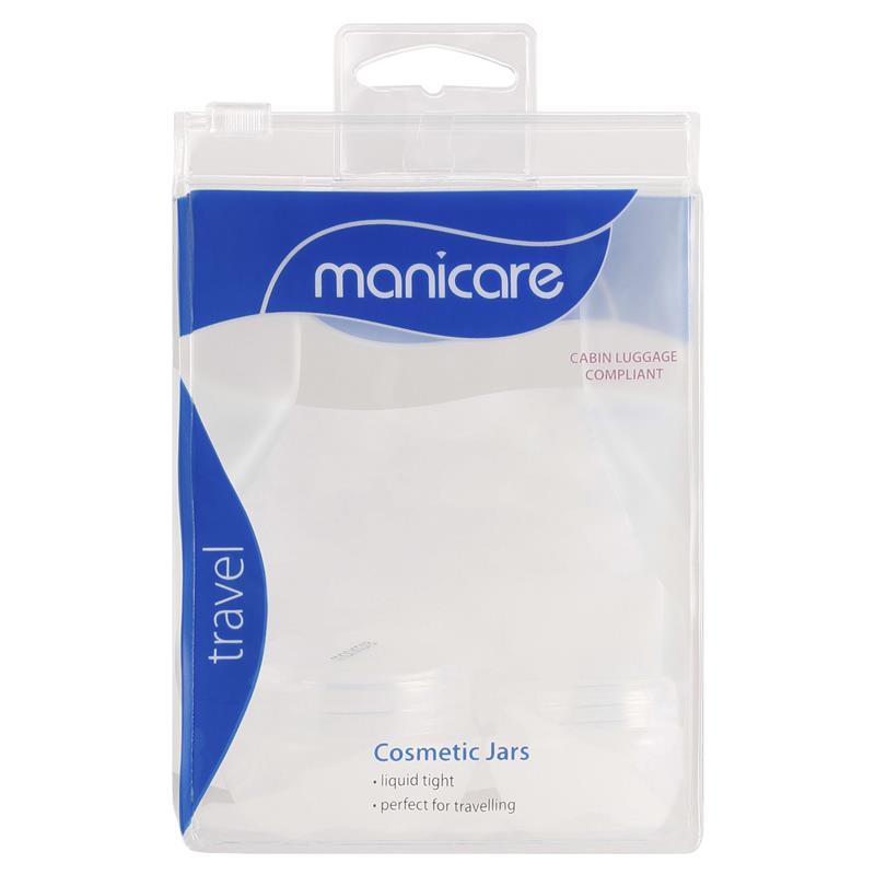 Load image into Gallery viewer, Manicare Travel Cosmetic Jars 2 Pack
