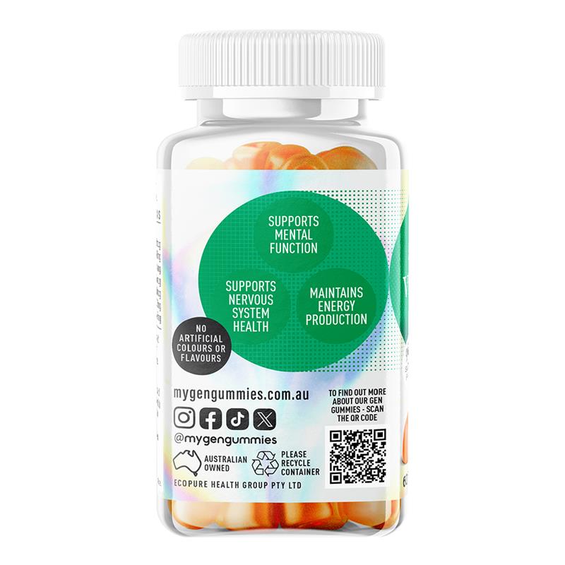 Load image into Gallery viewer, GEN Z Gummies Mental Vitality Tropical 60 Pack
