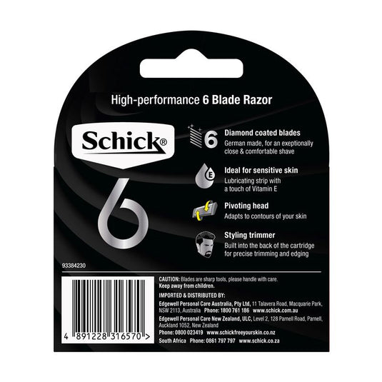 Schick Hydro 6 Refill 4pk