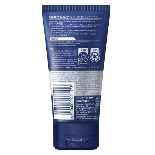 NIVEA Men Hydrocare Exfoliating Face Scrub 75ml
